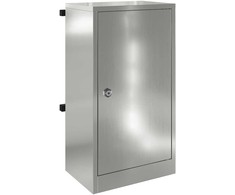mailbox su saugykla Juoda 30 x 20 x 55 cm Cinkuota plienas