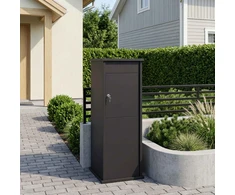 mailbox Juoda 40 x 40 x 100 cm Plienas