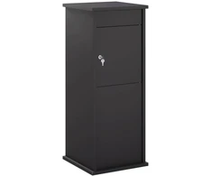 mailbox Juoda 40 x 40 x 100 cm Plienas