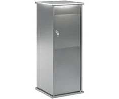 mailbox Sidabrinė 40 x 40 x 100 cm Galvanizuotas plienas