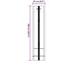 Maišai su smėliu 10 vnt. Tamsiai žalia 100 x 25 cm HDPE