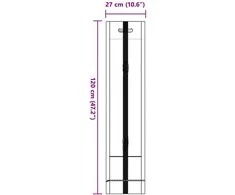Maišai su smėliu 25 vnt. Tamsiai žalia 120 x 27 cm HDPE