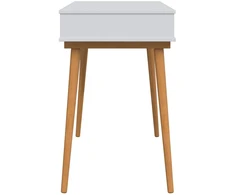 vidaxl Makiažo stalas FAUSKE Balta 100 x 50 x 78 cm