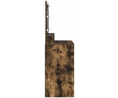 Makiažo stalas su lentyna Rūkyta ąžuolas 100 x 41 x 135 cm