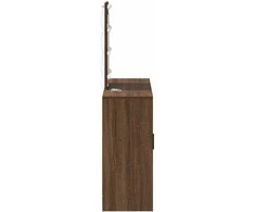 Makiažo stalas Ruda 102 x 33 x 135 cm Apdirbta mediena