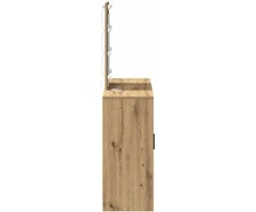Makiažo stalas Ruda 102 x 33 x 135 cm Apdirbta mediena