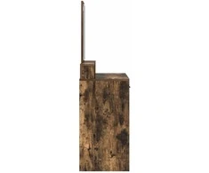 Makiažo stalas su stalčių Rūkyta ąžuolas 100 x 41 x 140 cm