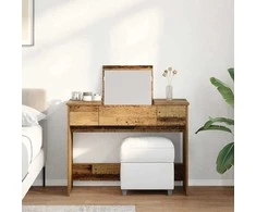 Kosmetinis Stalas su stalčių Senas medis 100 x 45 x 76 cm