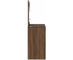 Makiažo stalas su stalčių Rudas ąžuolas 78,5 x 41 x 135 cm