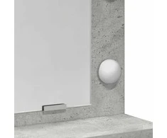 Makiažo stalas Betono pilka 78,5 x 41 x 135 cm Apdirbta mediena