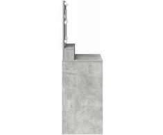 Makiažo stalas Betono pilka 78,5 x 41 x 135 cm Apdirbta mediena