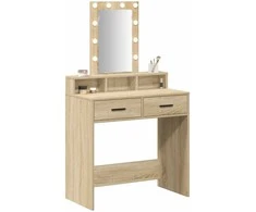 Makiažo stalas Ruda 79 x 41 x 140 cm Apdirbta mediena