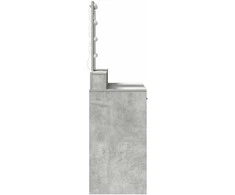 Makiažo stalas Pilka 100 x 41 x 140 cm Apdirbta mediena