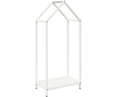 Malkų lentyna, baltas, 40x25x90 cm, šaltai valcuotas plienas