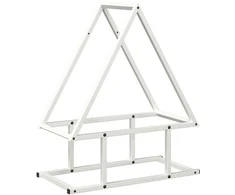 Malkų lentyna, baltas, 50x25x60 cm, šaltai valcuotas plienas