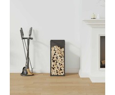 Malkų lentyna Juoda 25x25x60 cm Šaltai valcuotas plienas
