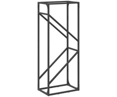 Malkų lentyna, juoda, 40x25x100 cm, šaltai valcuotas plienas