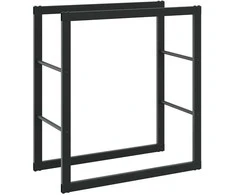 Malkų lentyna Juoda 55x30x61 cm Plienas