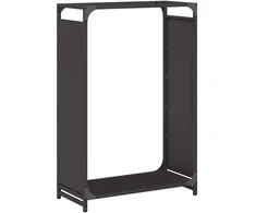 Malkų lentyna, juoda, 60x28x90 cm, šaltai valcuotas plienas
