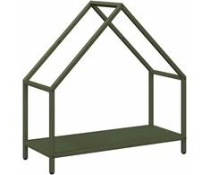 Malkų lentyna Olive Žalias 60x25x60 cm Šaltai valcuotas plienas