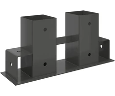 Malkų stelažo pagalbininkas 12 pcs Antracito 34 x 10 x 15 cm Plienas