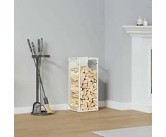 Malkų stovas Baltas 25x25x60 cm Šaltai valcuotas plienas