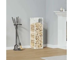 Malkų stovas Baltas 25x25x80 cm Šaltai valcuotas plienas