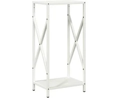 Malkų stovas Baltas 34x25x70 cm Šaltai valcuotas plienas
