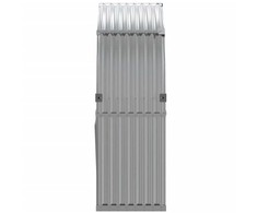 Malkų stovas, pilkas, 120x45x140cm, galvanizuotas plienas