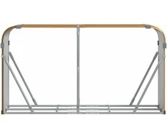 Malkų stovas, rudas, 180x45x100cm, galvanizuotas plienas