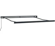 Ištraukiama markizė Raudona ir Juoda 350 x 250 cm