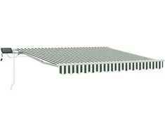 Ištraukiama markizė Žalia ir balta 350 x 250 cm