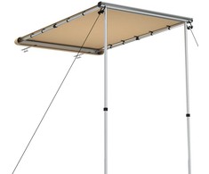 Markizė nameliui ant ratų, smėlio spalvos, 1,2x2x2,15m