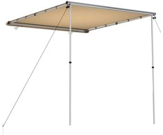 Markizė nameliui ant ratų, smėlio spalvos, 1,8x2,5x2,15m