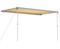 Markizė nameliui ant ratų, smėlio spalvos, 3,6x2x2,15m