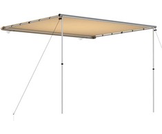 Markizė nameliui ant ratų, smėlio spalvos, 3x2,5x2,15m