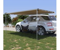 Markizė nameliui ant ratų, smėlio spalvos, 4x2x2,15m