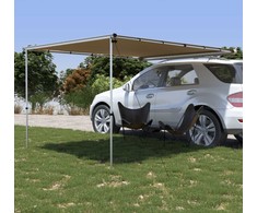 Markizė nameliui ant ratų, smėlio spalvos, 2,4x3x2,15m