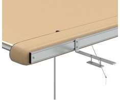 Markizė nameliui ant ratų, smėlio spalvos, 3x3x2,15m