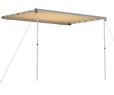 Markizė nameliui ant ratų, smėlio spalvos, 3x2x2,15m