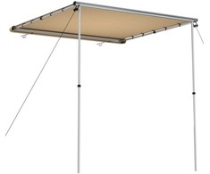 Markizė nameliui ant ratų, smėlio spalvos, 2x2x2,15m