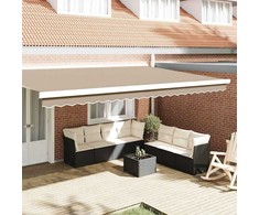 Markizės pakraščio pakeitimas Smėlio 480 x 20 cm Poliesteris