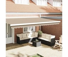 Markizės pakraščio pakeitimas Smėlio 480 x 20 cm Poliesteris
