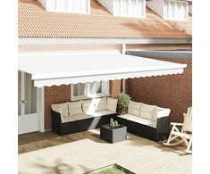 Markizės pakraščio pakeitimas Balta 480 x 20 cm Poliesteris