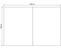 Markizės pakaitinis audinys Antracito 300 x 200 cm Poliesteris