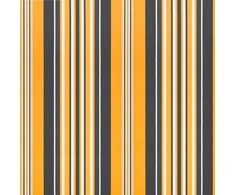 Markizės pakaitinis audinys Oranžinis ir Juodas 450 × 350 cm