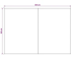 Markizės pakaitinis audinys Ruda 350 x 200 cm Poliesteris