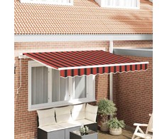 Markizės pakaitinis audinys Oranžinė ir ruda 3,5 x 2 m