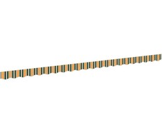 Markizės pakraščio pakeitimas Žalia ir geltona 480 x 20 cm