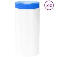 Maskavimo filmas su lipnia juosta 12 pcs Skaidrūs ir mėlyni